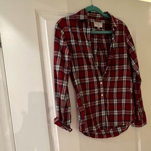 XS Plaid red shirt